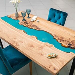 Epoxy Table, Epoxy Resin River Table, Live Edge Wooden Table, Natural Wood, Dining table, Natural Epoxy Table, Resin Table