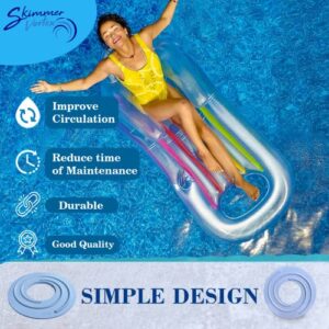 Skimmer Vortex- The Easiest Solution to a Cleaner Pool. Built for 8'' Skimmers Get Ready for swimming season and drastically Reduce Pool Cleaning Times.