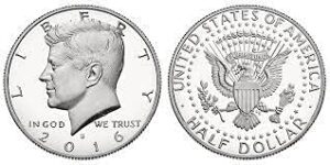 2016 s silver kennedy half dollar us mint proof