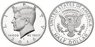 2016 S Silver Kennedy Half Dollar US Mint Proof