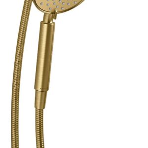 KOHLER 23219-G-2MB Purist 2-in-1 Multifunction Shower Combo Kit, Rotating Showerhead with Handheld Shower Head, 1.75 GPM, Vibrant Brushed Moderne Brass