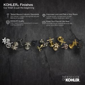 KOHLER 23219-G-2MB Purist 2-in-1 Multifunction Shower Combo Kit, Rotating Showerhead with Handheld Shower Head, 1.75 GPM, Vibrant Brushed Moderne Brass