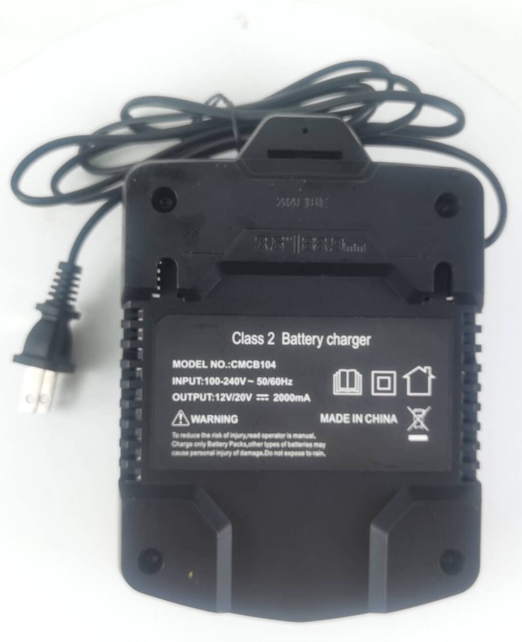 Anoitd CMCB104 Replace for 20V Craftsman V20 Lithium-ion Battery Charger for CMCB201 CMCB202 CMCB203 CMCB204 CMCB205 CMCB209,Charger CMCB100,CMCB101 CMCB104, CMCB124, CMCB102