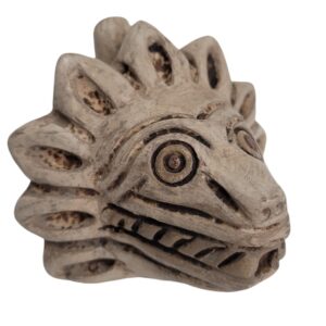 Quetzalcoatl Death Whistle Made Of Clay, Replica Of Items Found In Aztec Temple. (Natural)