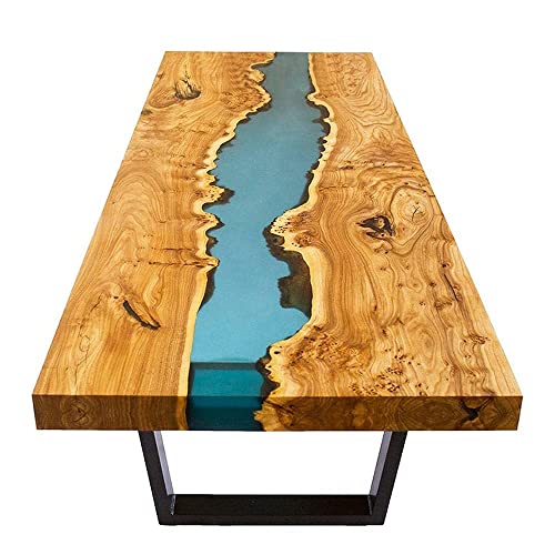 Epoxy Table, Live Edge Wooden Table, Epoxy Resin River Table, Natural Wood,Dining Table, Natural Epoxy Table, Resin Table