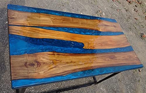 Epoxy Table, Live Edge Wooden Table, Epoxy Resin River Table, Natural Wood,Dining table, Natural Epoxy Table, Resin Table