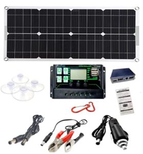 30w solar trickle charger maintainer "full circuit" higher efficiency 12v pv panel with latest "10" amps 12v/ 24v (mppt+pwm) easy plug & play. suitable for acided batterys.