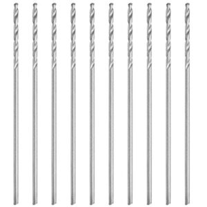 10pcs twist drill bit, small straight shank pearl drilling machine tools hardware 0.75mm for pearl beads punching, jewelry processing