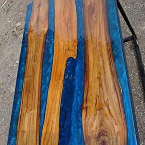 Epoxy Table, Live Edge Wooden Table, Epoxy Resin River Table, Natural Wood,Dining Table, Natural Epoxy Table, Resin Table