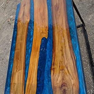 Epoxy Table, Live Edge Wooden Table, Epoxy Resin River Table, Natural Wood,Dining Table, Natural Epoxy Table, Resin Table