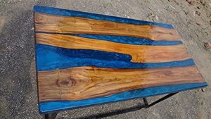 epoxy table, epoxy resin river table, live edge wooden table, natural wood,dining table, natural epoxy table, resin table