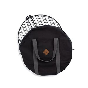 Barebones Grill Accessories Heavy Duty Bag Circular- Fire Pit Grill Grate Carry Bag, Durable Fire Grate Storage