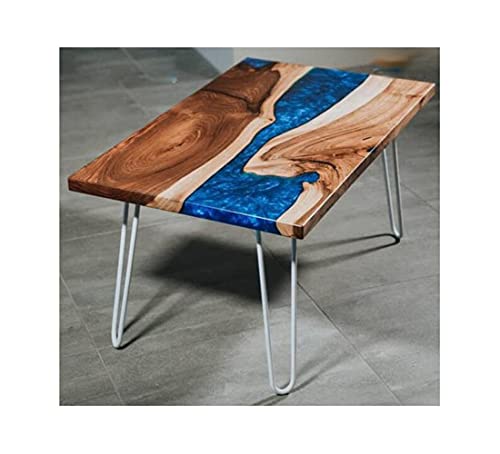 Epoxy Table, Live Edge Wooden Table, Epoxy Resin River Table, Natural Wood,Dining table, Natural Epoxy Table, Resin Table