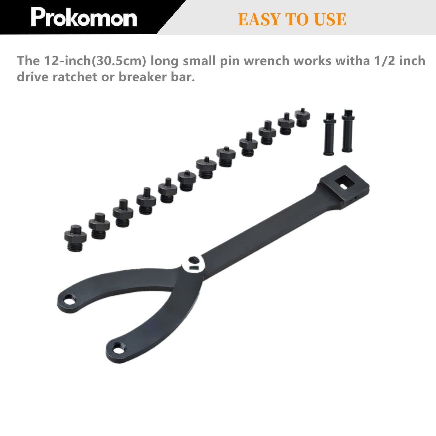 Prokomon Variable Cylinder Spanner Wrench Set | 15Pc |Adjustable with Variable Spanner Wrench Pins