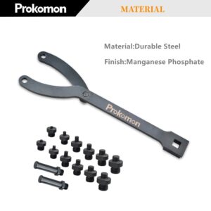 Prokomon Variable Cylinder Spanner Wrench Set | 15Pc |Adjustable with Variable Spanner Wrench Pins