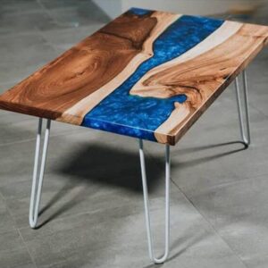 Epoxy Table, Epoxy Resin River Table, Live Edge Wooden Table, Natural Wood,Dining table, Natural Epoxy Table, Resin Table