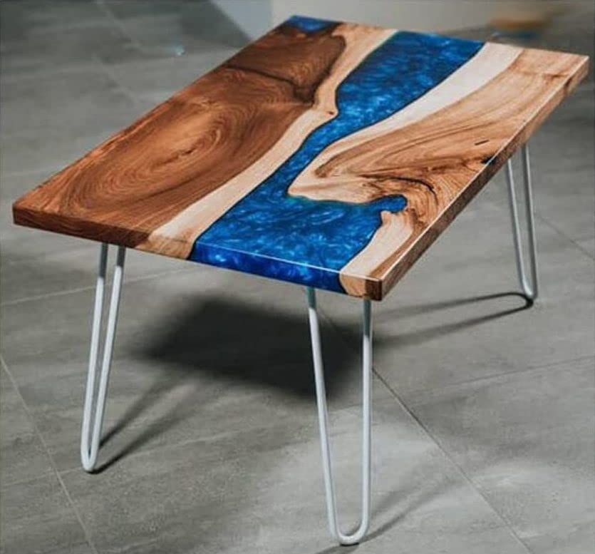 Epoxy Table, Epoxy Resin River Table, Live Edge Wooden Table, Natural Wood,Dining table, Natural Epoxy Table, Resin Table