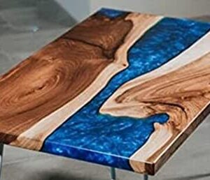 Epoxy Table, Live Edge Wooden Table, Epoxy Resin River Table, Natural Wood,Dining table, Natural Epoxy Table, Resin Table