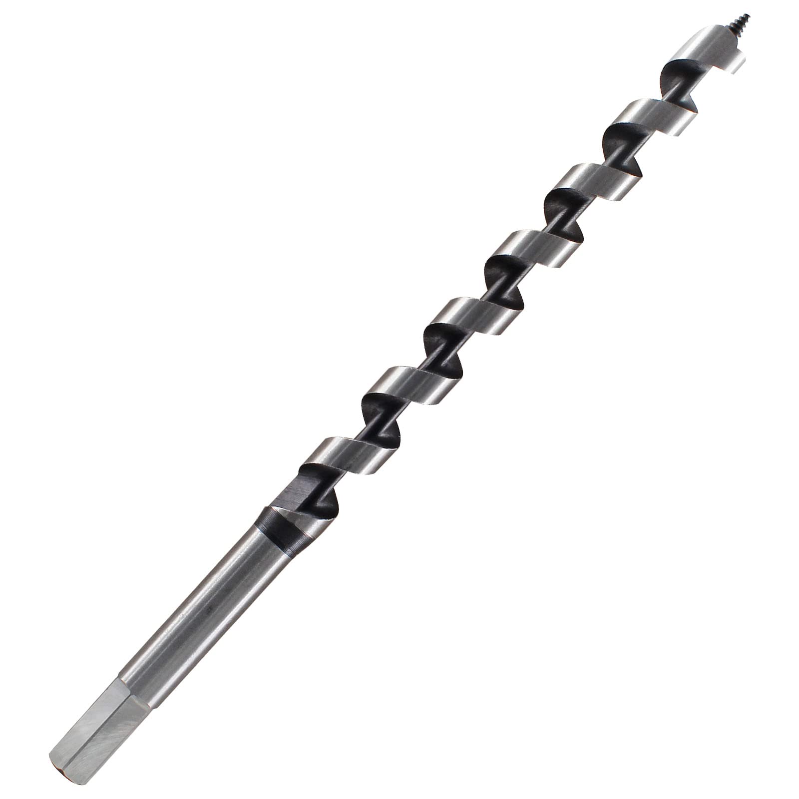 Muretnze 5/8 Inch x 12 Inch Long Auger Drill Bit for Wood, Hex Shank 3/8 Inch for Wood, Extra Long Drill Bits Brad Point Augers Drill Bits for Soft and Hard Wood, Plastic and Drywall.