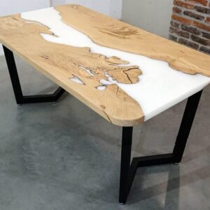 Epoxy Table, Epoxy Resin River Table, Live Edge Wooden Table, Natural Wood,Dining table, Natural Epoxy Table, Resin Table