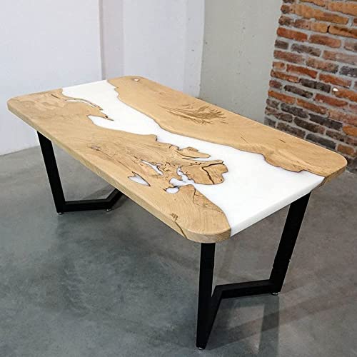 Epoxy Table, Live Edge Wooden Table, Natural Wood,Dining table, Natural Epoxy Table, Resin Table, Epoxy Resin River Table