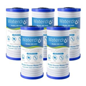 waterdrop ap810 whole house water filter, replacement for 3m aqua-pure ap810, ap801, ap811, whirlpool whkf-gd25bb