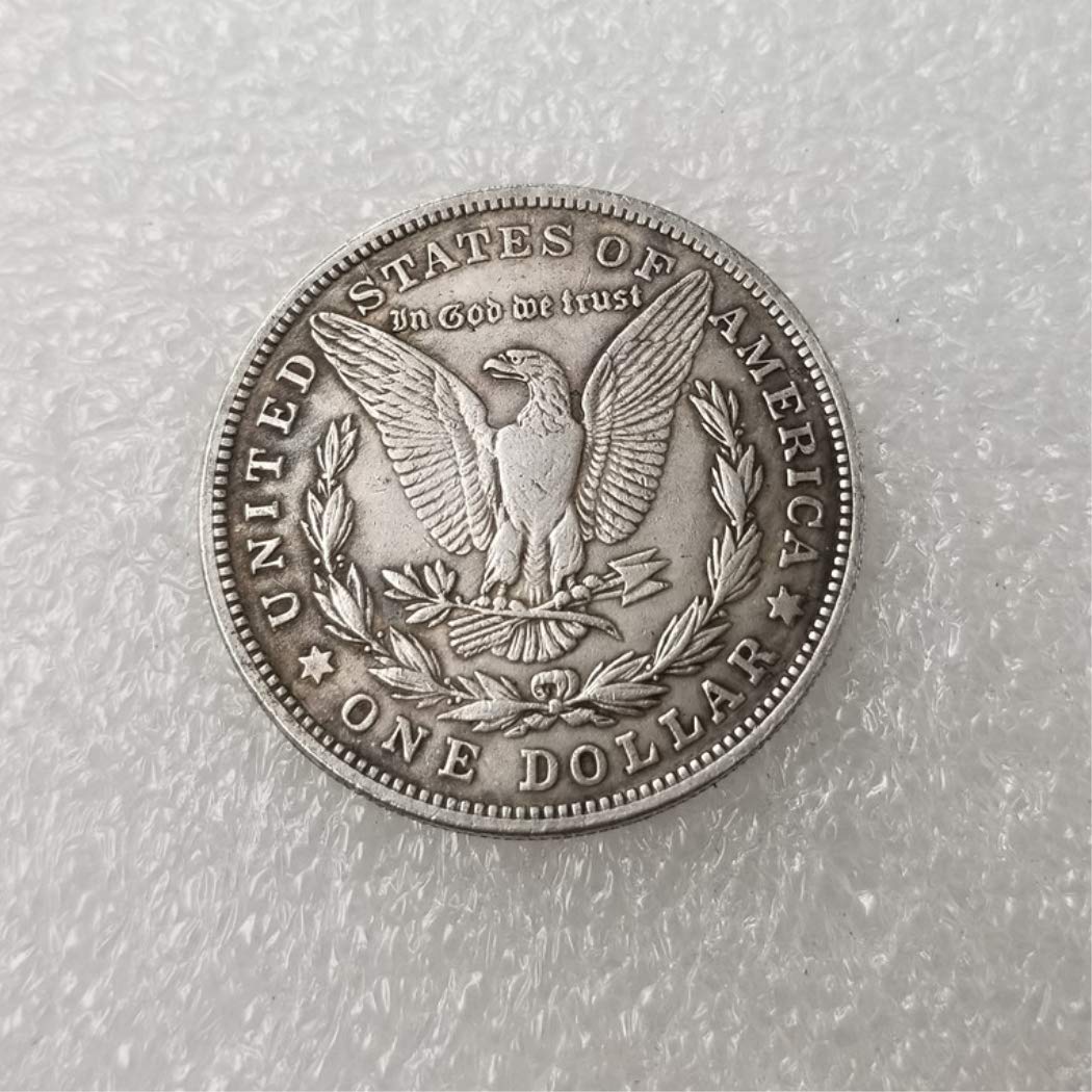 Kocreat Copy 1921 U.S Hobo Coin - Samurai and Dragon Silver Plated Replica Morgan Dollar Souvenir Coin Challenge Coin Lucky Coin