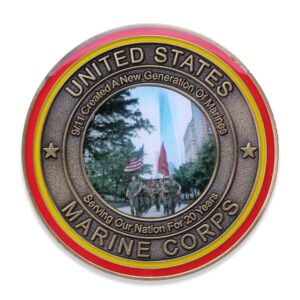 2021 Marine Corps Birthday Ball Challenge Coin! 9-11 Tribute USMC Bday Custom Coin! Designed for Marines by Marines Semper Fi. Officially Licensed Coin!