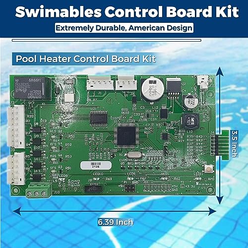 Swimables Control Board Kit Compatible with Mastertemp & Max-E-Therm Pentair Pool and Spa Heater 42002-0007s- Compatible with All NA and LP Series Pool/Spa Heater Electrical Systems - Made in USA