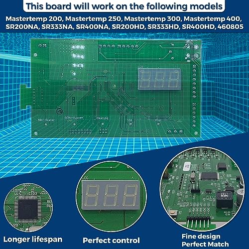 Swimables Control Board Kit Compatible with Mastertemp & Max-E-Therm Pentair Pool and Spa Heater 42002-0007s- Compatible with All NA and LP Series Pool/Spa Heater Electrical Systems - Made in USA