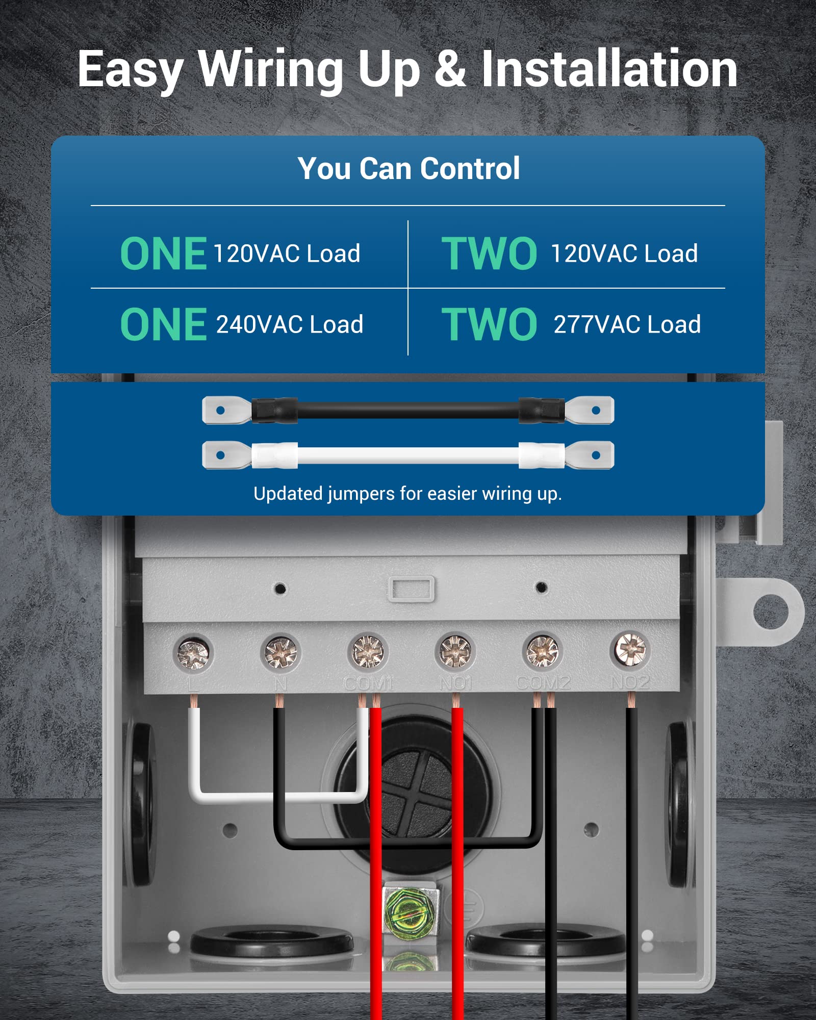 DEWENWILS Pool Timer, WiFi Pool Pump Timer, Heavy Duty 40A 120-277 VAC 2HP Wireless Controller Timer for Pool, Water Heater, Works with Alexa, Google Assistant, Smart Life, ETL Listed