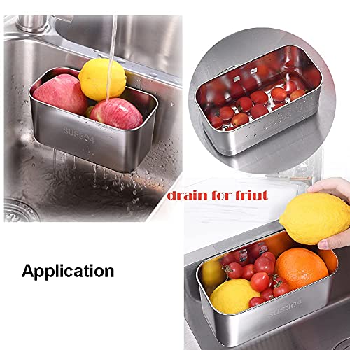 Stainless Steel Sink Strainer Kitchen Food Catcher Sink Strainer Basket for Filter Kitchen Waste and Wash Vegetables Fruits