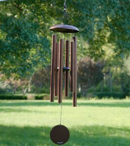vanquer wind chimes for outside deep tone - 38'' wind chimes outdoor clearance, deep tone wind chimes, windchimes outdoors, memorial wind chimes, sympathy gifts, garden patio yard, home décor, bronze