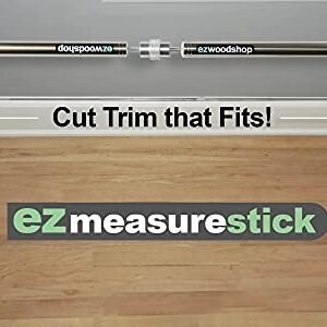 Extendable Measuring Stick Tool | Pinch Stick for Woodworking | No Numbers, No Mistakes | Carpentry, Woodworking, Hobbies, and Remodeling Projects.