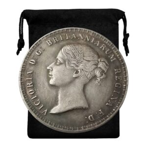 kocreat copy 1839 queen victoria lion uk coin-replica great britain silver dollar pence gold coin royal souvenir coin lucky coin