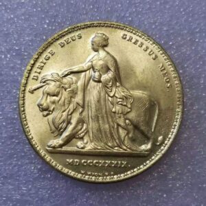 Kocreat Copy UNA and Lion 1839 Queen Victoria 5 UK Coin-Replica Great Britain Silver Dollar Pence Gold Coin Royal Souvenir Coin