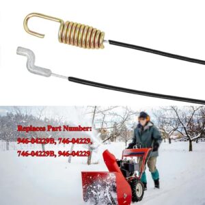 Wanotine 946-04229B Clutch Drive Cable Replaces MTD 746-04229 746-04229B 946-04229 for MTD Craftsman Cub Cadet Yard Machines Yard Man 2-Stage Snowblower Snow Thrower