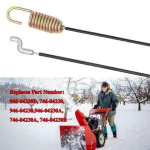 Wanotine 946-04230B Auger Clutch Cable Replaces MTD 746-04230 946-04230 946-04230A 746-04230A 746-04230B for MTD Craftsman Cub Cadet Troy Bilt Yard Machines Yard Man Snowblower Snow Thrower