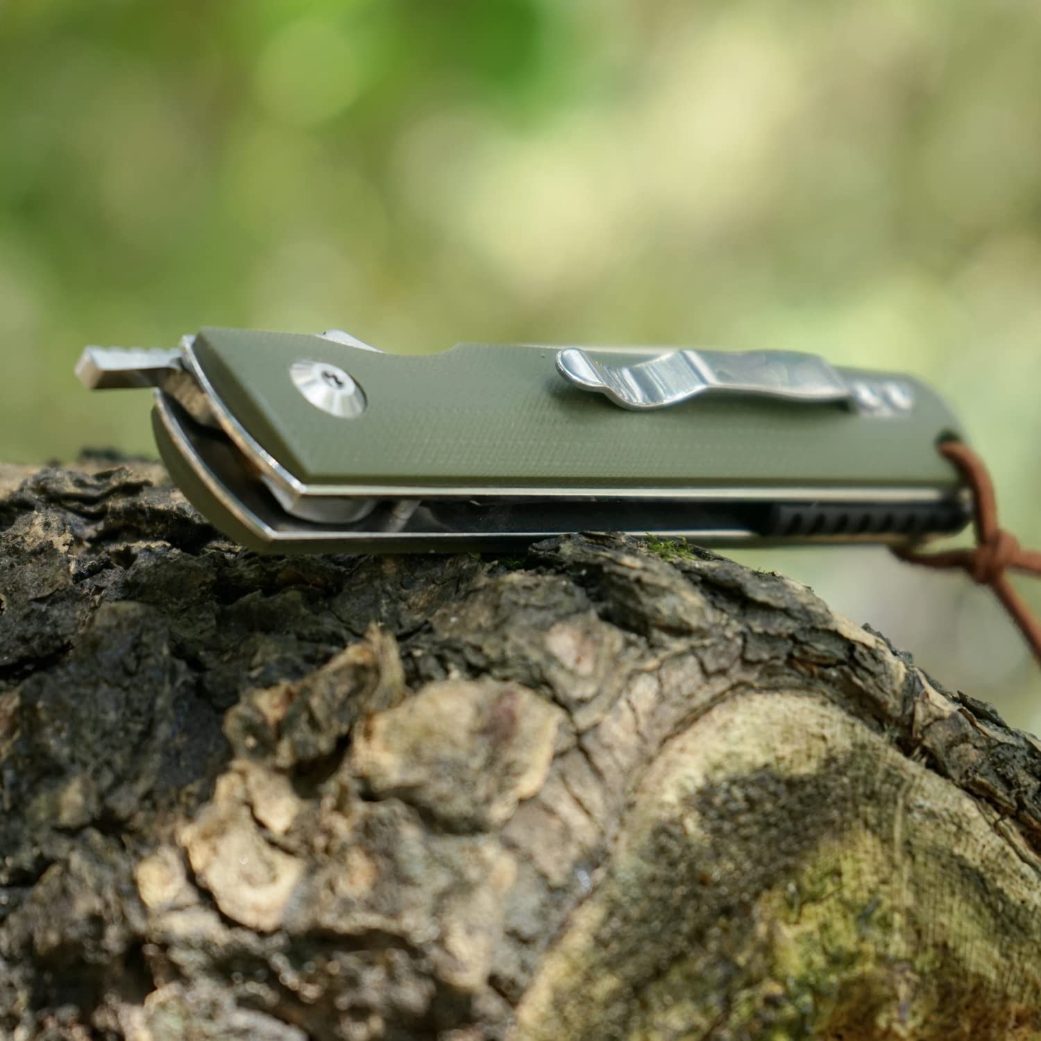 Tunafire Folding Pocket Knife,3 Inch D2 Blade G10 Handle with Thumb Stud Opener-Everyday Carry,Outdoor Use