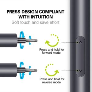 JEPANOR Mini Electric Screwdriver, Electric Precision Screwdriver Set, 76 in 1 Small Portable Cordless Torque Power Screwdriver with 60 Magnetic Bits, Rechargeable Handy Repair Tool for Phone Laptop