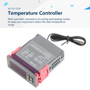 All-Purpose Digital Temperature Controller Cooling and Heating Thermostat Temperature Regulator -50-110℃ STC-1000 ((AC110~220V ))