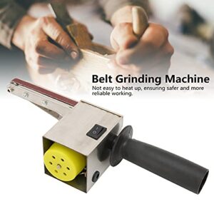 LiebeWH Belt Sander Electric Belt Polisher Adjustable Grinder Polishing Machine AC 110‑240V for Grinding and Polishing Wood Acrylic(US Plug 795 (150W))