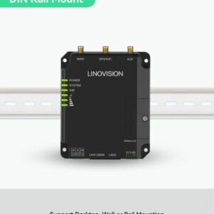 【Upgrade】 LINOVISION Industrial 4G LTE Router for AT&T, T-Mobile and Verizon, Support WiFi, Dual SIM Cards, RS485, DI/DO, Secure VPN Access, Cloud Management, Cellular Router for M2M/IOT Application