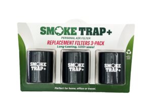 eco replacement filter cartridges for smoke trap + | triple replacement filters - zero plastic waste replacement filters - maximum air flow while exhaling - long lasting 500+ exhales (3)…