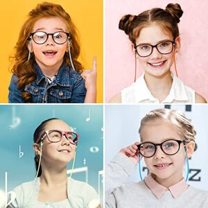 BANBALLON Kids Glasses Strap Adjustable Anti-slip Eyeglass Straps Adjuster Stretchy Sunglass Straps String for Kids (8pcs) Eyewear Retainer Glasses Chain Glasses Lanyard for Girls Boys