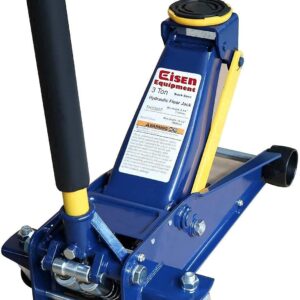 Eisen Heavy duty 3 Ton Floor Jack For All Terrain Vehicle Low Profile Hydraulic Jack, Steel Service Jack Quick Rise With Double Pump Quick Lift