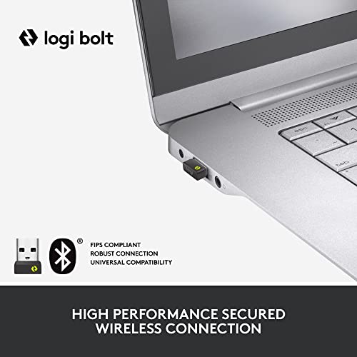 Logitech MX Keys & MX Master 3 Mouse for Business Combo, Wireless, Ergonomic, Secured Logi Bolt Technology, Bluetooth, Globally Certified, Windows/Mac/Chrome/Linux - Graphite