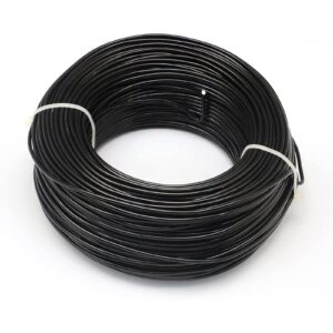 shhma bonsai wire aluminum wire for bonsai trees suitable for hand potted plants, black, weight 500g,diameter:6mm