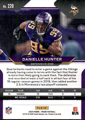 2020 Panini Prizm #220 DANIELLE HUNTER Minnesota Vikings Football