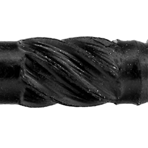 Jake Sales N.14 X 3-1/4inches Heavy Duty Black Timber/Log/Landscaping Wood Screws - Exterior Coated Heavy Duty Screws - ~50 Screw Count - Heavy Duty Black Log Wood Screws